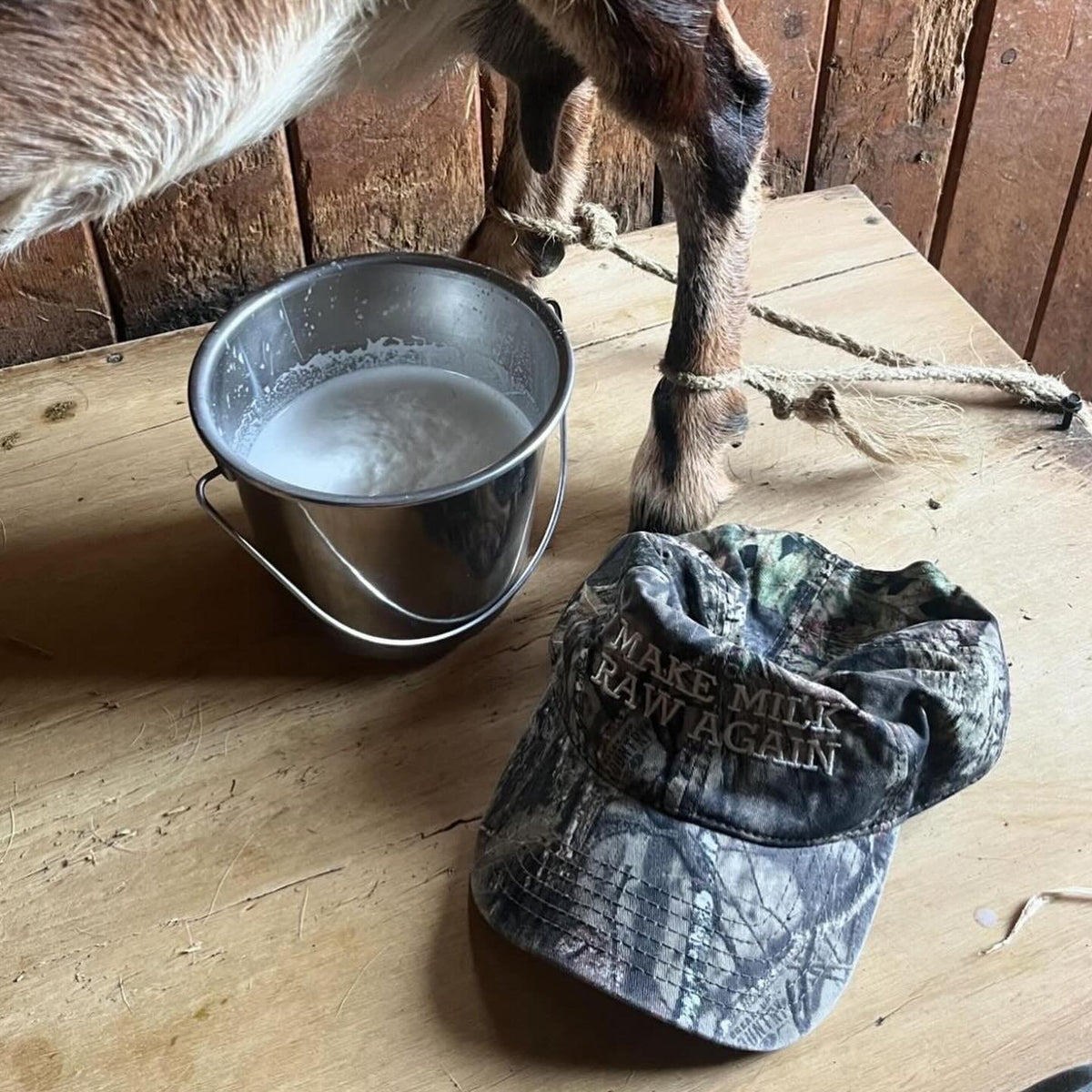 Make Milk Raw Again Hat